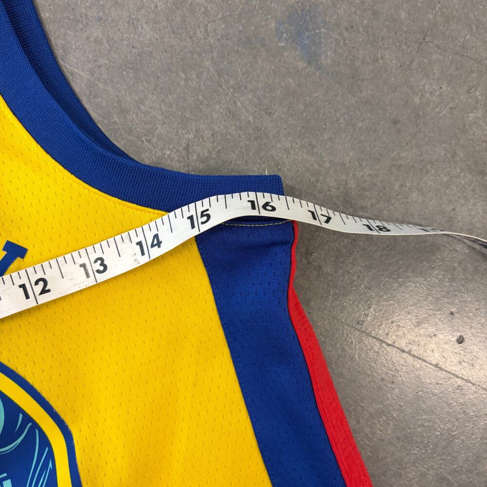 Nike Steph Curry The Bay Chinese Heritage Yellow Nba Basketball Jersey Youth S - Picture 4 of 5